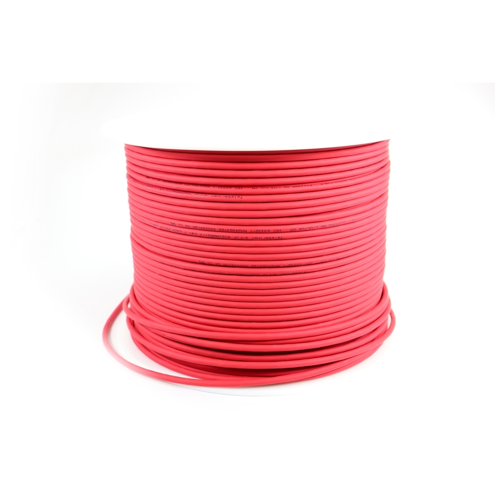 Telegärtner: S/FTP 4x2xAWG27/7 Cat.7 LSZH, rot