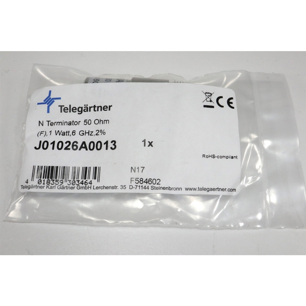 Telegartner: N-Conector con terminacion final