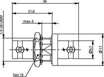 Telegartner: BNC Adaptor for Panel Mounting