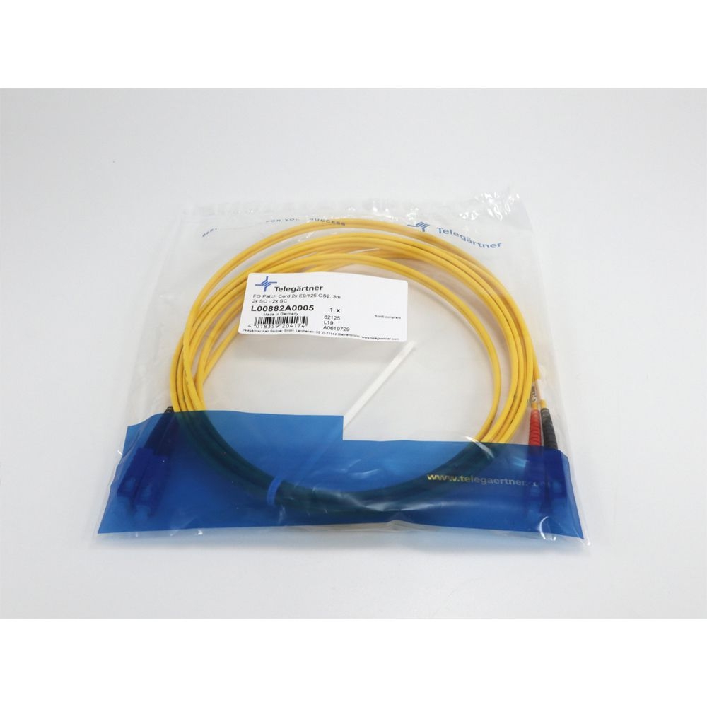 Telegartner: FO Duplex Patch Cable