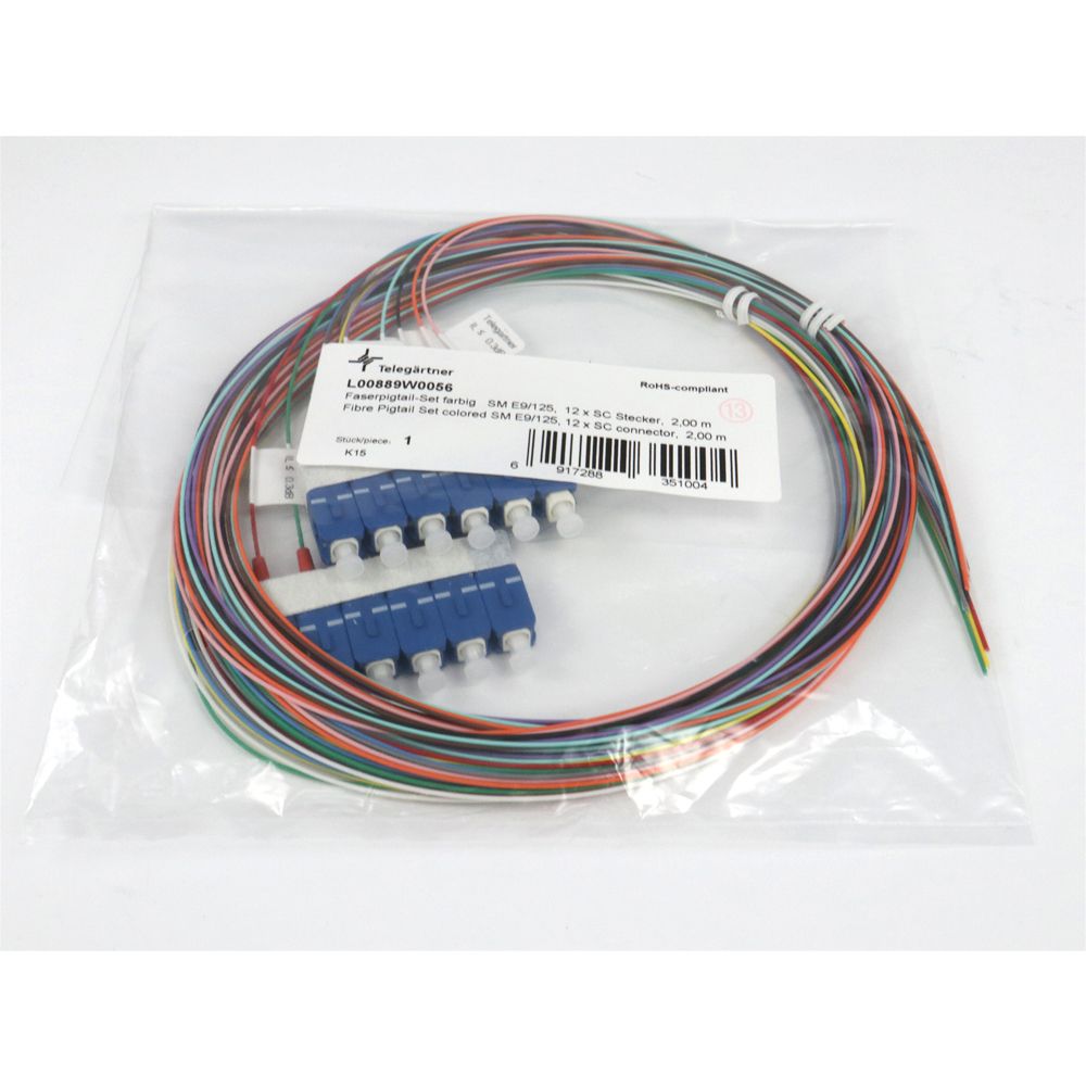 Telegartner: FO fibra pigtail set